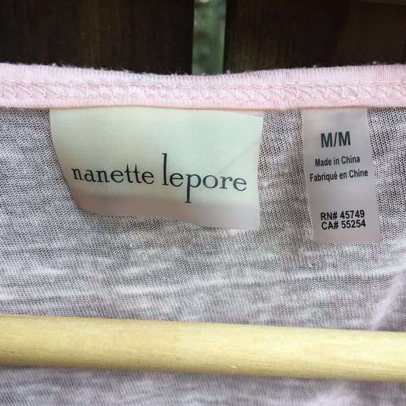 Nanette Lepore long sleeve pink top - size M - Picture 2 of 6